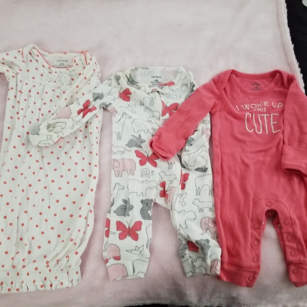 Newborn longsleeved onesie pajamas